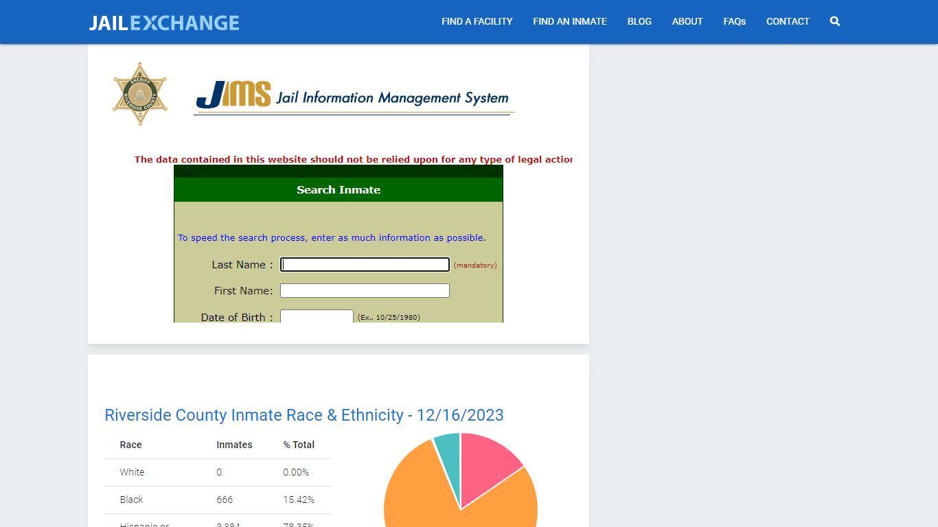 Indio Jail - Riverside County Inmate Search - Jail Exchange
